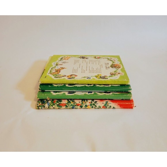 Vintage Tell-A-Tale Whitman Hardcover Childrens Fairy Tale Books. Lot of 4. - Picture 7 of 16
